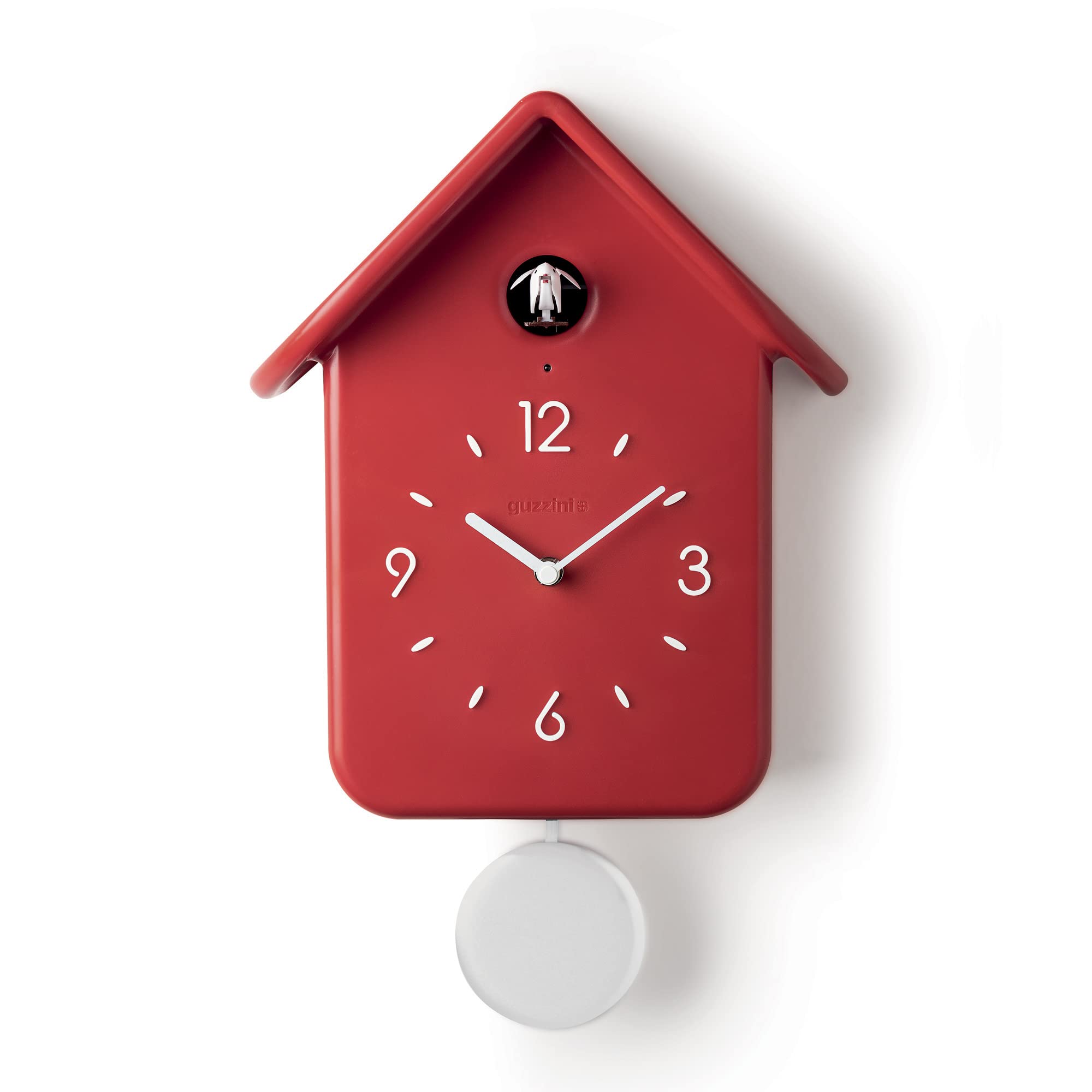 Guzzini Clocks, Red, One Size