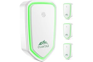 COMTAR Air Ionizers for Home (4 Pack), Negative Ion Filtration System, Quiet Air Freshener for Bedroom, Office, Kitchen, Portable Air Filter Odor, Smoke Dust, Pets, Eliminator, Mini Air Cleaner