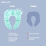 Jool Baby Folding Travel Potty Seat for Girls Aqua Fits Most Toilets view 2