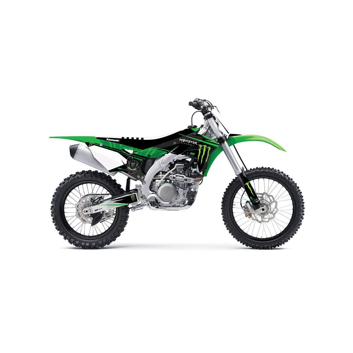 D'cor Visuals 20-20-460 Complete Kit (Monster Energy White), 1 Pack