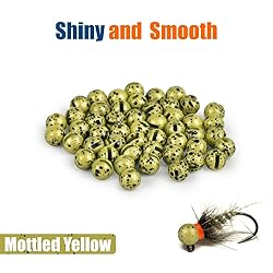 MUUNN 150pcs Tungsten Slotted Beads for Fly