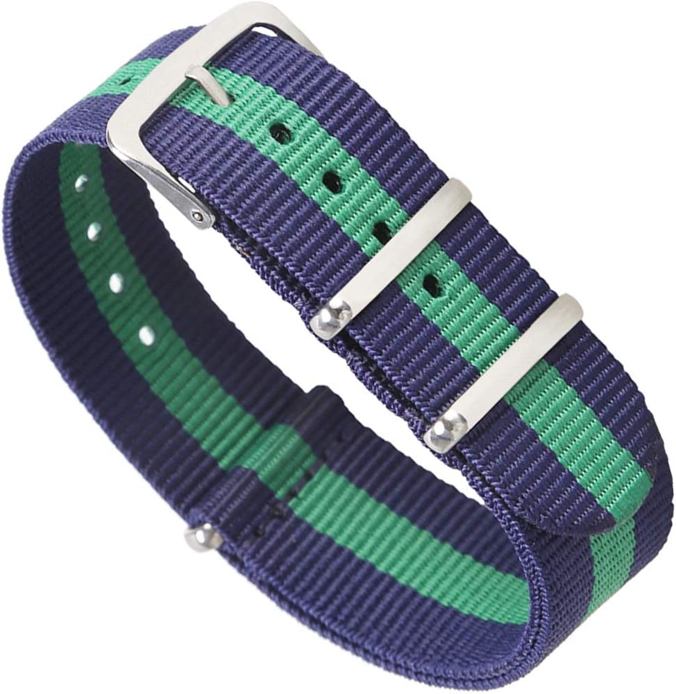 Canvas Fabric Ballistic Watch Bands Nylon Watch Straps - Widths 16mm 18mm 20mm or 22mm 24mm…