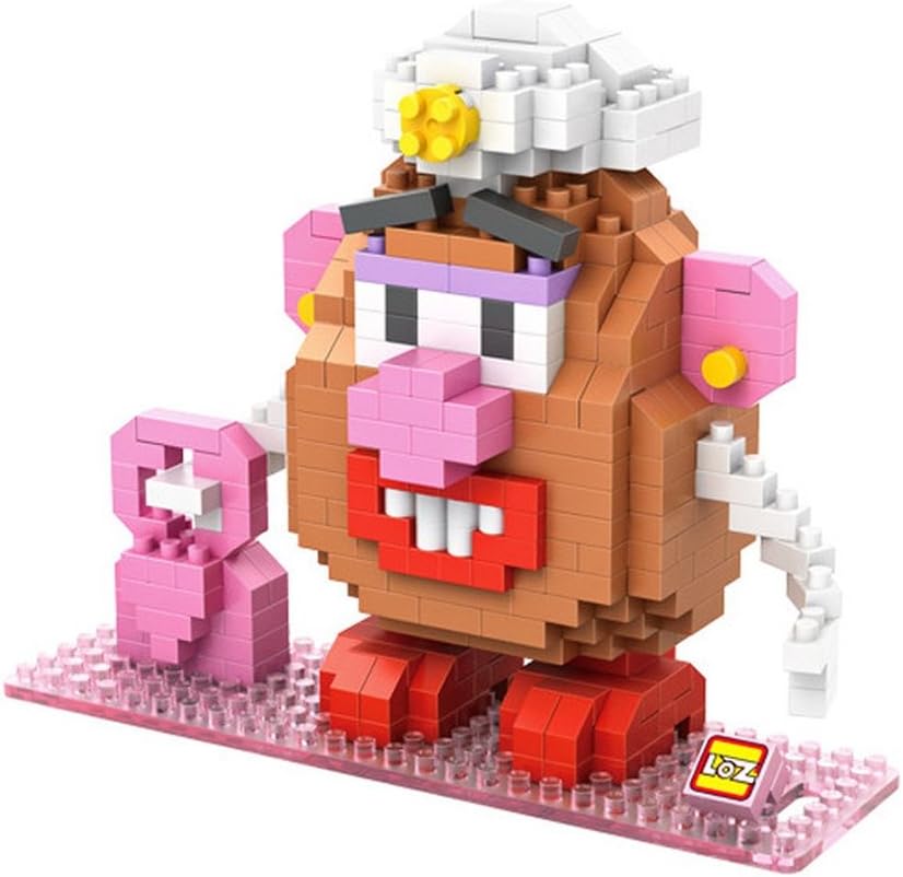 LOZJeu de nanoblocs pour construire Mme. Patate. 340 pièces.