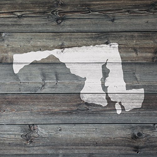 Maryland State Stencil Template - Reusable Stencil with Multiple Sizes Available