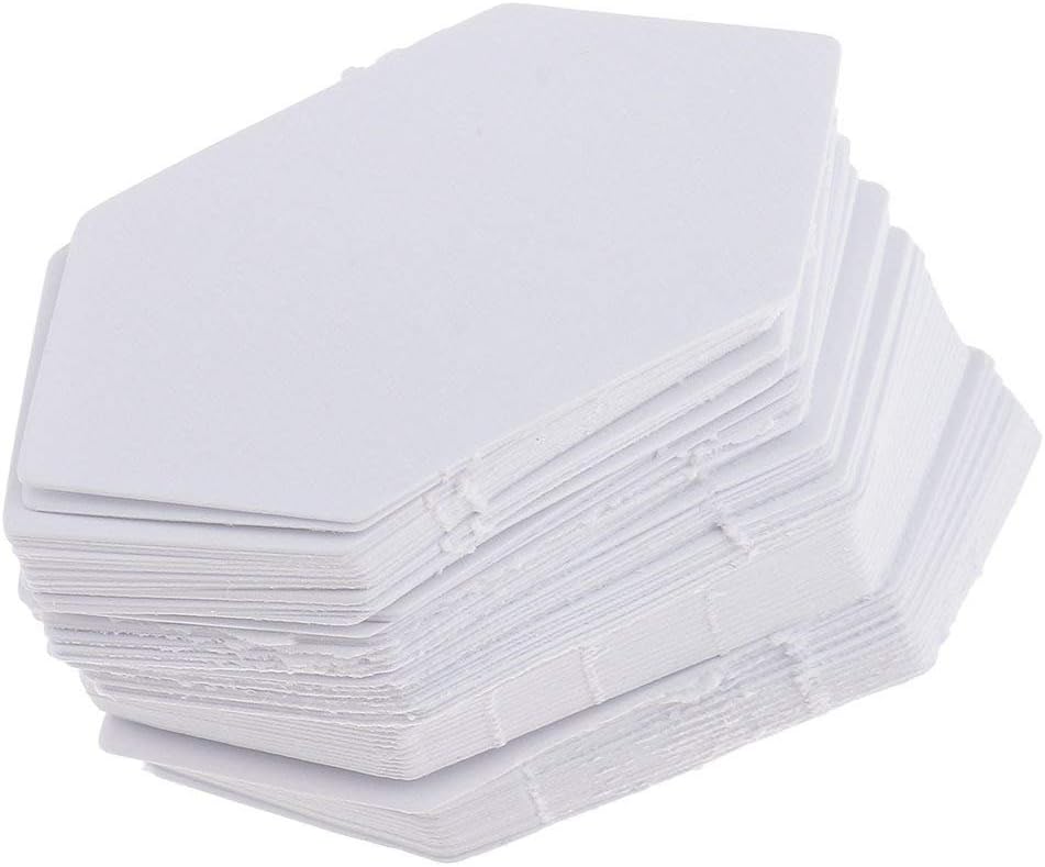 200 Pieces Hexagon Shape Paper Quilting Template Paper Piecing for Patchwork
