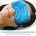 Mediviz Cooling Gel Eye Mask- Reusable Cold Eye Mask for Puffy Eyes, Allergies, Sinuses - Soothes Dark Circles & Aids with Headaches - Comfortable & Easy to Use with Stretchy Band - Blue