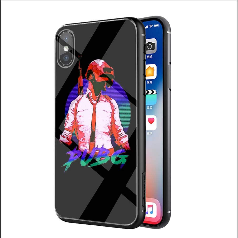 YAOYANG LY-50 PUBG Designed for iPhone XR Tempered Glass TPU Dust-Proof Abrasion Resistance impact Resistance Protective Case