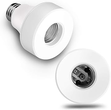 Zenic Wifi Smart Bulb Socket Compatible With E26 E27 Wifi Light Bulb Base Adapter No Hub Required Compatible With Alexa Google Home 1 Pack Amazon Com