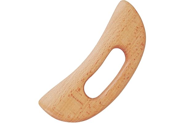 FKYzixeh Lymphatic Drainage Massager, Wooden Gua Sha Tool for Body, Manual Massage Scraper for Anti Cellulite and Relieve Mus