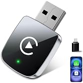 2026 Upgrade Wireless CarPlay Adapter for iPhone,2 in 1 for Apple Carplay and Android Auto Adapter,Convert Wired to Wireless, Plug &amp; Play Mini CarPlay USB to USB-C/Type-C, Stable Control &amp; No Delay