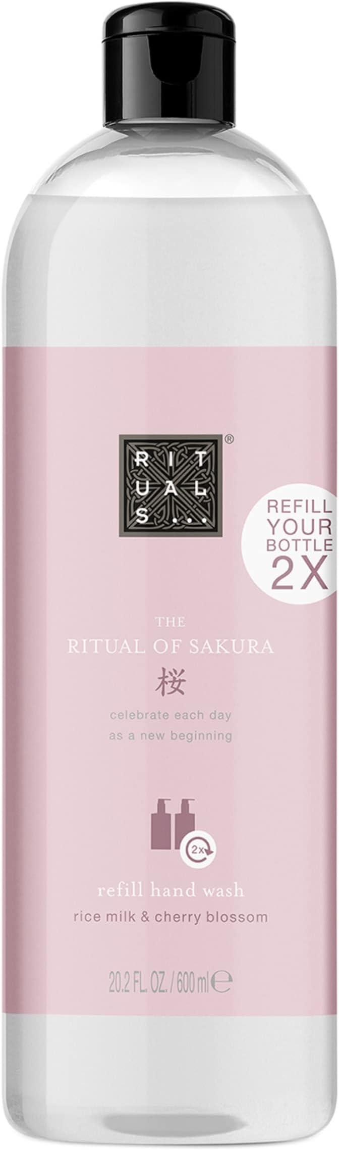 RITUALS The Ritual of Sakura Hand Wash Refill 600ml Rice Milk Cherry Blossom