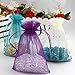 OurWarm 100pcs Organza Bags 4 x 6 Inch Gift Bags Organza Drawstring Pouch Jewelry Party Wedding Favor Candy Bags Purple