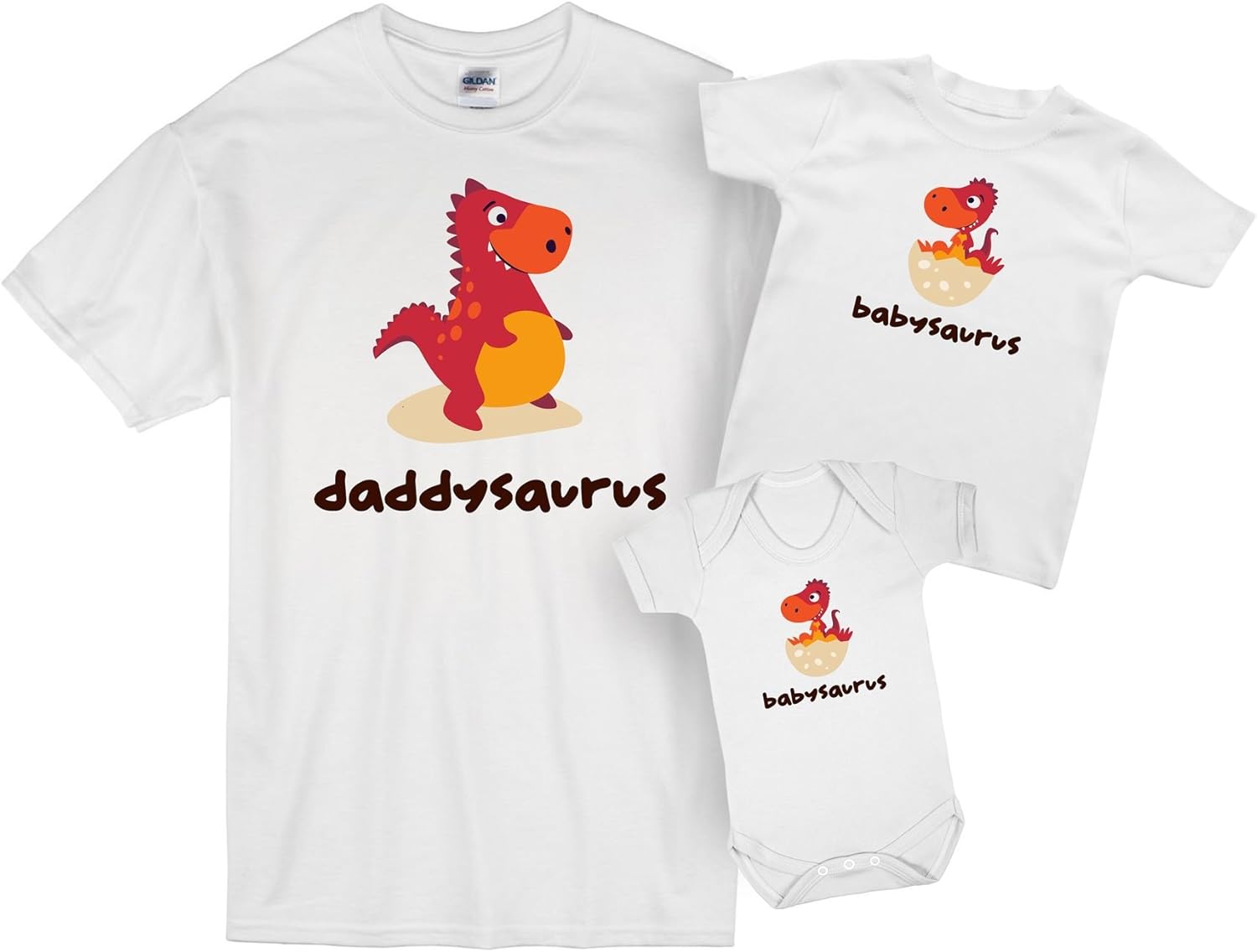 daddysaurus babysaurus t shirt