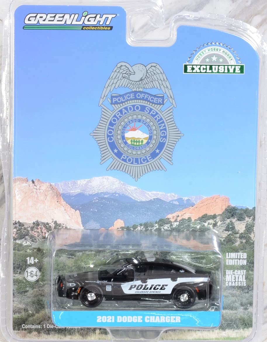 GreenLight 1:64 2021 Dodge Charger - Colorado Springs, Colorado Police 30314