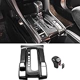 TKREENO Carbon Fiber Color Car Center Console Gear