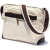 ESVAN Nylon Crossbody Bag For Women Waterproof Lightweight Casual Multi Pockets Shoulder Handbag Purse