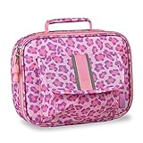 Bixbee Pink Purple Sassy Spot Leopard Insulated Lunchbox Girls