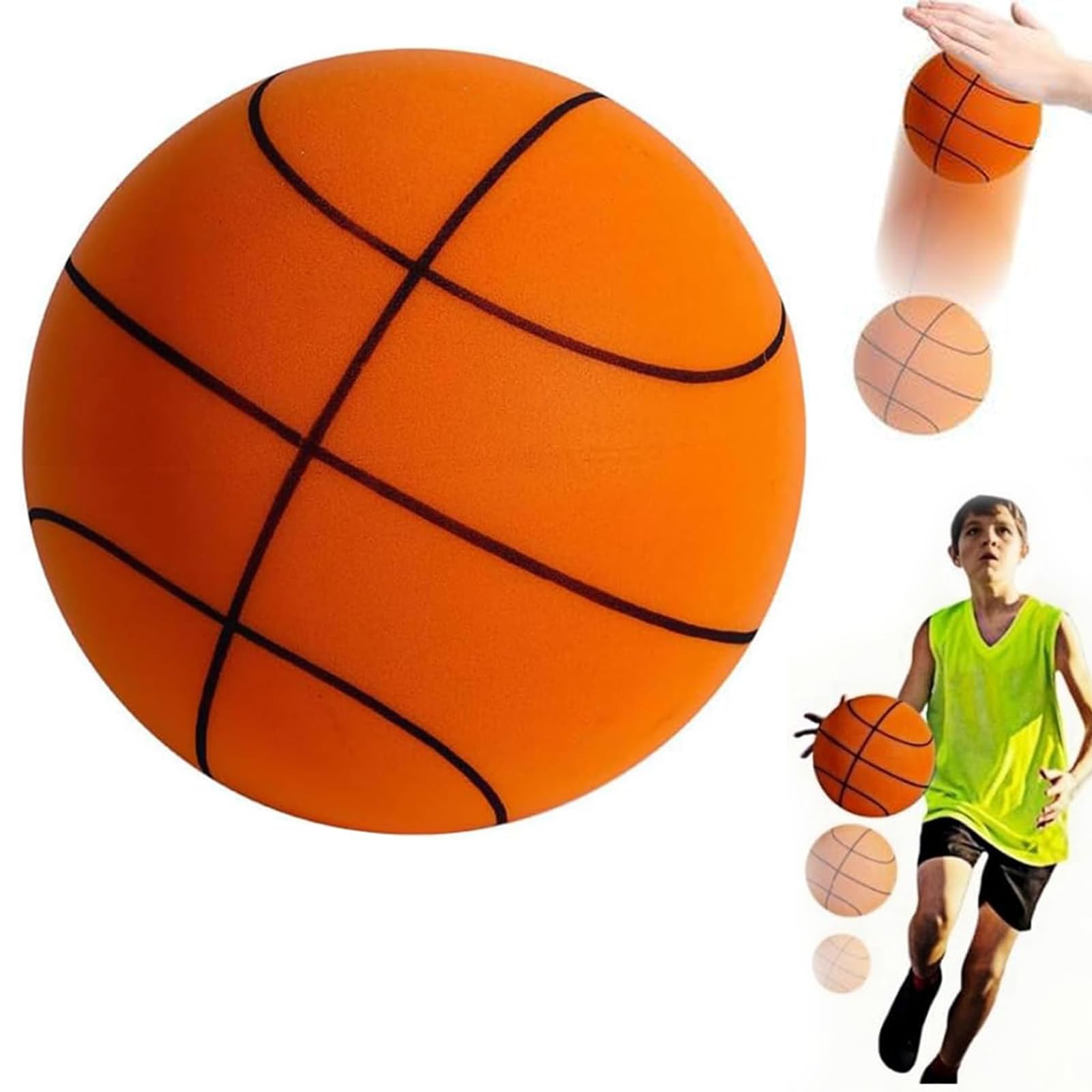 Photo 1 of Sprstar Silent Basketball Size 7 (29.5") - Upgrade Foam Basketball Arcade Game Indoor, Ball for Quiet Dribbling and Indoor Training, Pro PU Foam Ball – Higher Bounce