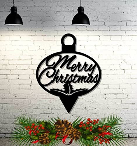 Amazon.com: Large Merry Christmas Ornament Indoor/Outdoor Decoration. Yard Ornament - 19 inches