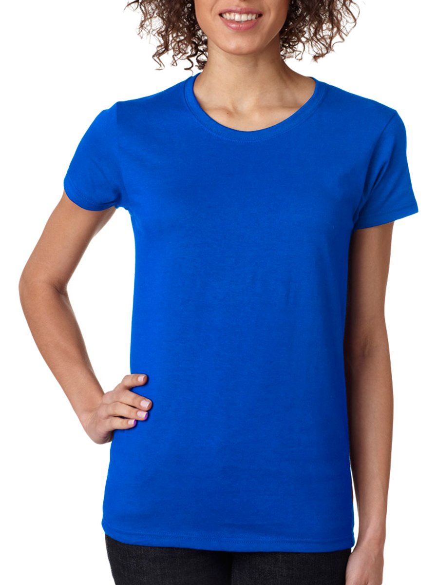 Gildan Women's Heavy Crewneck Cap Sleeve