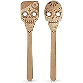 DEAD SET, Day of the Dead Wooden Spoons, Set of 2