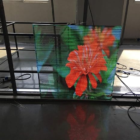 3 91mm Ultra Slim Led Display Screen Indoor Transparent Led Mesh