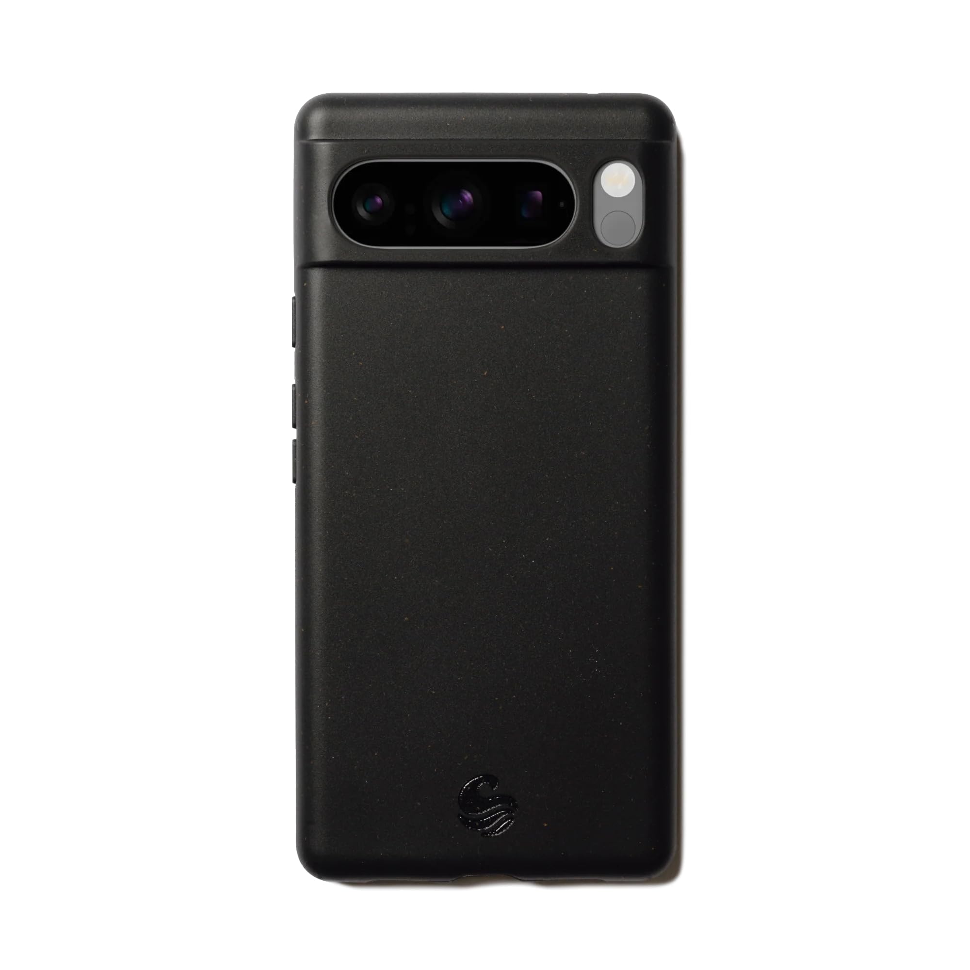 Wave Case Google Pixel 8 Pro Phone Case - Eco-Friendly Wheat Straw Phone Case with Shock-Absorbing Corners | 2mm Raised Lip | Ultra-Thin Design, 360° Protection | Black