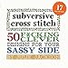 Subversive Cross Stitch: 50 F*cking Clever Designs for Your Sassy Side