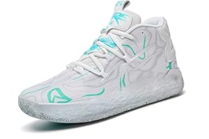 FOTN Womens Multicolour Lace Up Fashion Sneaker High-Top Casual Breathable Sports Athletic Walking Running Basketball Shoes