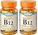 Sundown Naturals Sublingual B-12 6000 Mcg Tablets, 120 Count (2 X 60 Count Bottles)