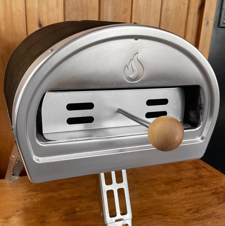 Raw Rutes - Pizza Oven Door - Fits Gozney Pizza Oven - Stainless Steel Pizza Gift - Made in USA, Standard