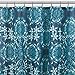 iDesign InterDesign Scroll Medallion Fabric Shower Curtain-72 x 72