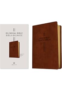 Bilingual Bible / Biblia bilingüe NLT/NTV (LeatherLike, Black
