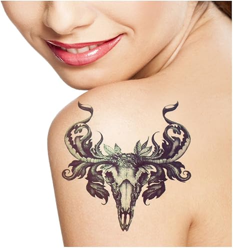 Amazon Co Jp 選べる かわいい系 タトゥーシール お手軽アートメイク ハロウィン クリスマス 仮装パーティに 水で貼付けるだけで簡単にリアルなタトゥーができちゃう D ホビー 通販