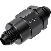 EVIL ENERGY 8AN Male Non Return Fuel Line Check Valve Fitting Aluminum