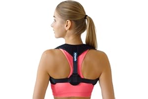 Ekeri Posture Corrector for Women & Men - Adjustable Shoulder Posture Brace - Figure 8 Clavicle Brace for Posture Correction and Alignment - Invisible Thoracic Back Brace