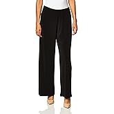 AGB Womens Soft Knit Palazzo Wide Leg Pant (Petite, Standard and Plus Sizes)