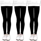 LUOUSE Girls' Leggings Full Length Comfy Pants Trousers 4-13 Years