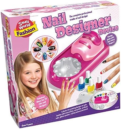 Creative Gifts Company Beautiful Princess Home Manicures Nail Designer Device Great Gift for Girls Girl Child Kids Children Buy for Christmas, Birthday, Stocking Fillers For Ages 8+