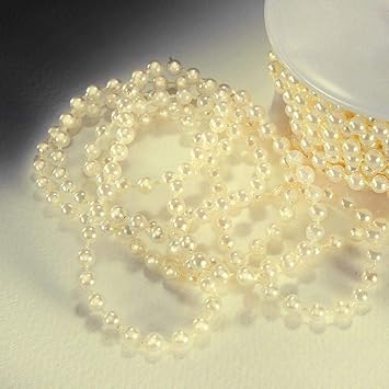 Amazon Com Efavormart 3mm String Beads Faux Pearl Beads For Party