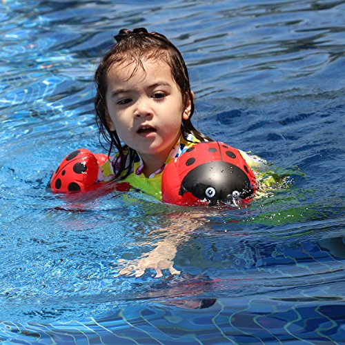 Kids Swim Suit Toddler Float Swimwear with Cap and Armband Sun Protection