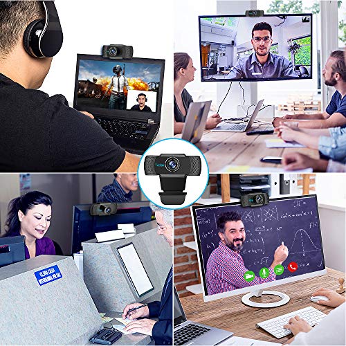 cam with Microphone,Plug and Play cam for Gaming or PC Video or