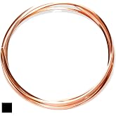 99.9% Pure Copper Wire, 18 Gauge, Square,Half Hard, 10FT by CRAFT WIRE | 99.9% Pure Copper Wire for Jewelry Making, Wire Wrapping, Pure Copper, CDA #110, Craft, High Quality Made in USA