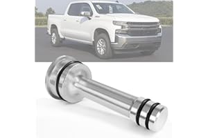 KINIEZERGO 1Pack 6L80 Thermostat Bypass Kit, Transmission Cooler Barbell for 6L80 / 90 and 8L90 Superior Solutions Transmission Bypass, CNC Machined Parts with O-rings