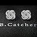 B.Catcher Earrings Studs Womens 925 Sterling Silver Gemini Earring Set Gift