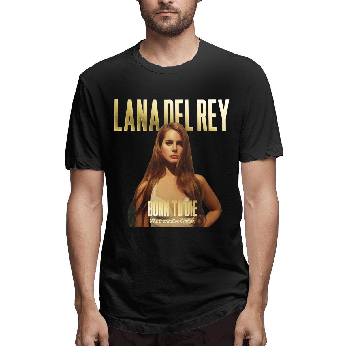 Lana Del Rey Classic Mans Tops Short Sleeve T Shirt Black