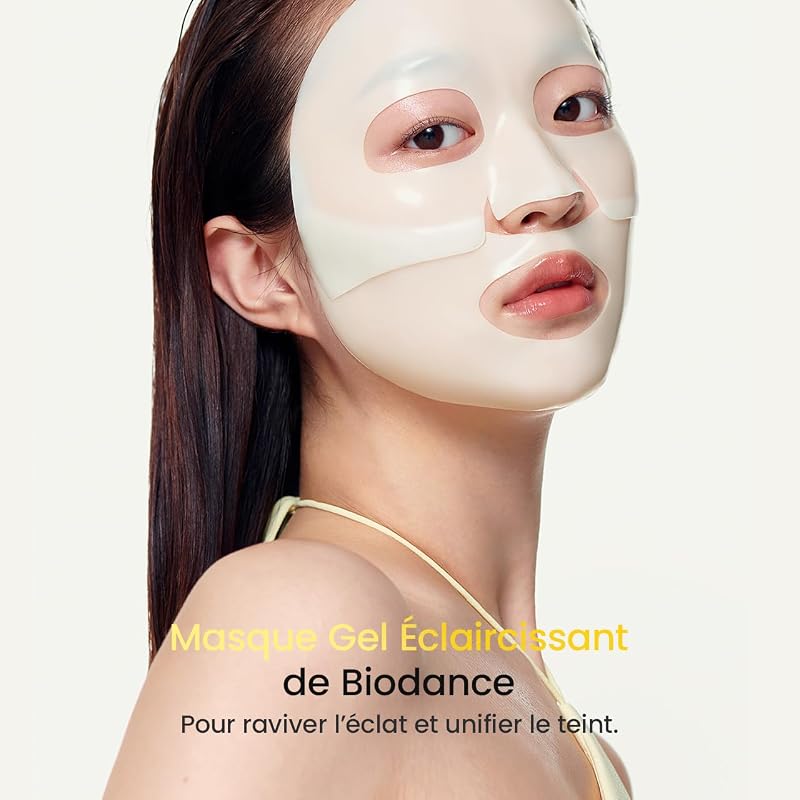 Radiant Vita Niacinamide Real Deep, Masque Visage Hydrogel, Masque de Nuit, Éclat du Teint et Texture de Peau Affinée, K-Beauty Coréenne, 4 Masques