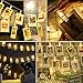 Vmanoo String Lights Battery Powered, 30 LED 12 Feet Photo Clips Lighting Ideal for Hanging Picture Cards and Memos, Home Bedroom Wedding, Xmas Party Decoration, Valentines Gift, 2PACK (Warm White)
