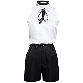 Wolancy Cosplay Costume School Outfit Uniform Dress Shirt Cloak Jacket Skirt Suit Set