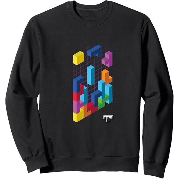 Amazon.com: Tetris 3D Game Art Pullover Hoodie : Clothing, Shoes